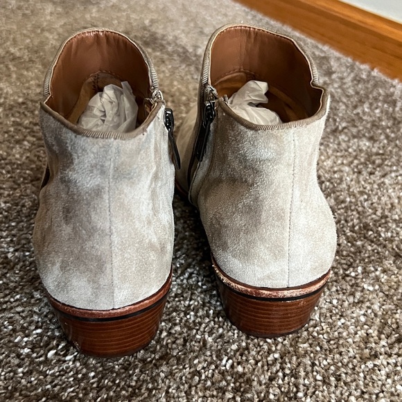 Sam Edelman Taupe Petty Ankle Boots 7.5 - Picture 5 of 9